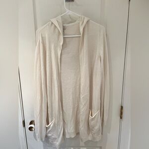 GAP softspun, longline hooded cardigan with cashmere